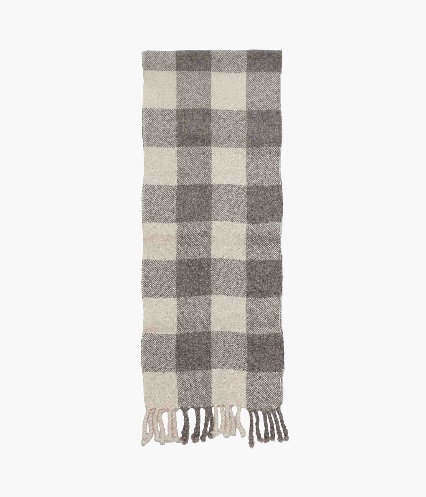DANA LEE BROWN ''FELTED BLANKET SCARF'' (SHEEP'S GREY)