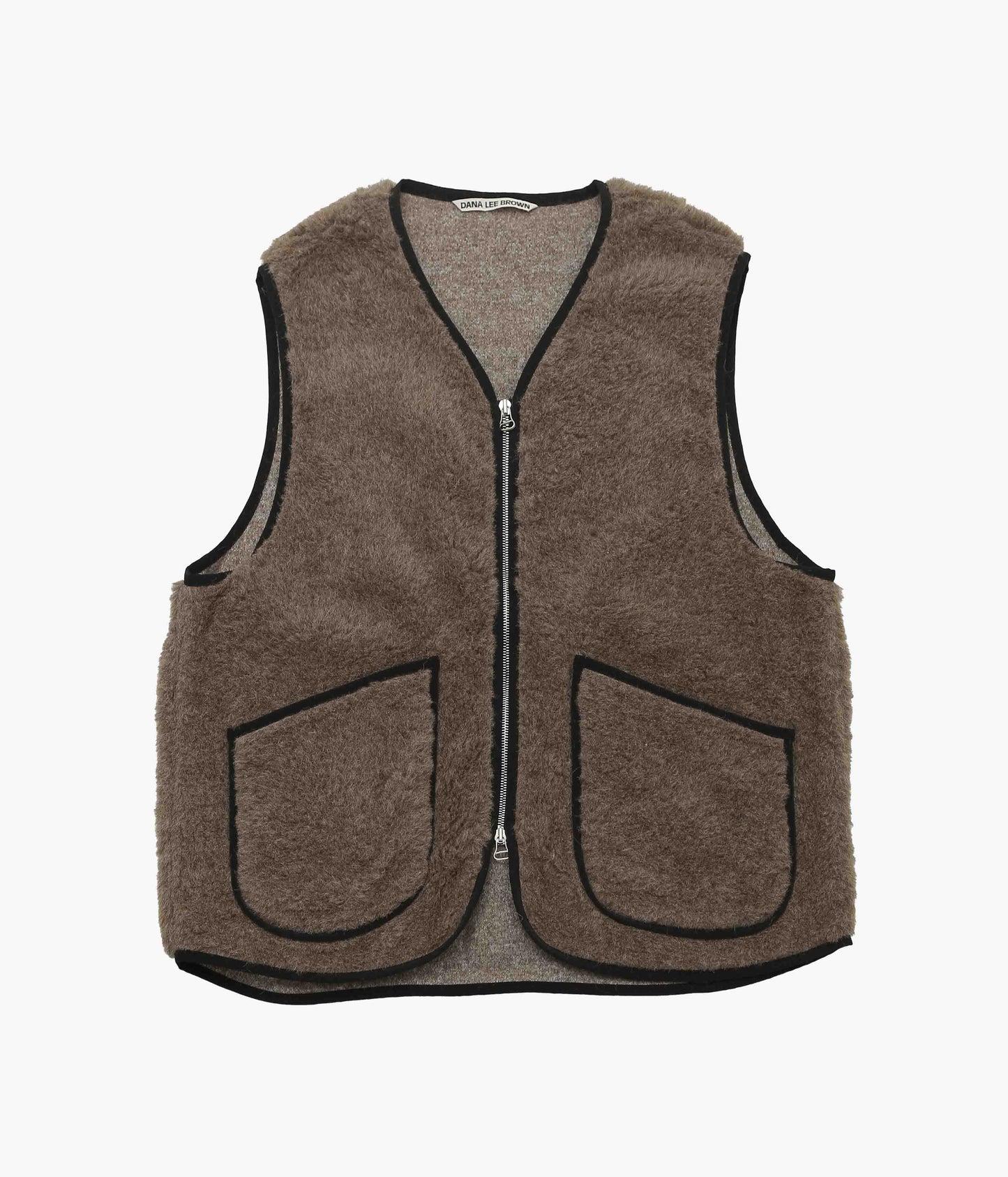 DANA LEE BROWN ''ZIPLINE VEST'' (BROWN)