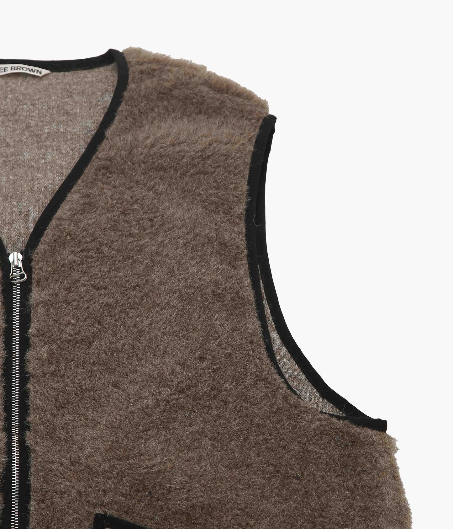 DANA LEE BROWN ''ZIPLINE VEST'' (BROWN)