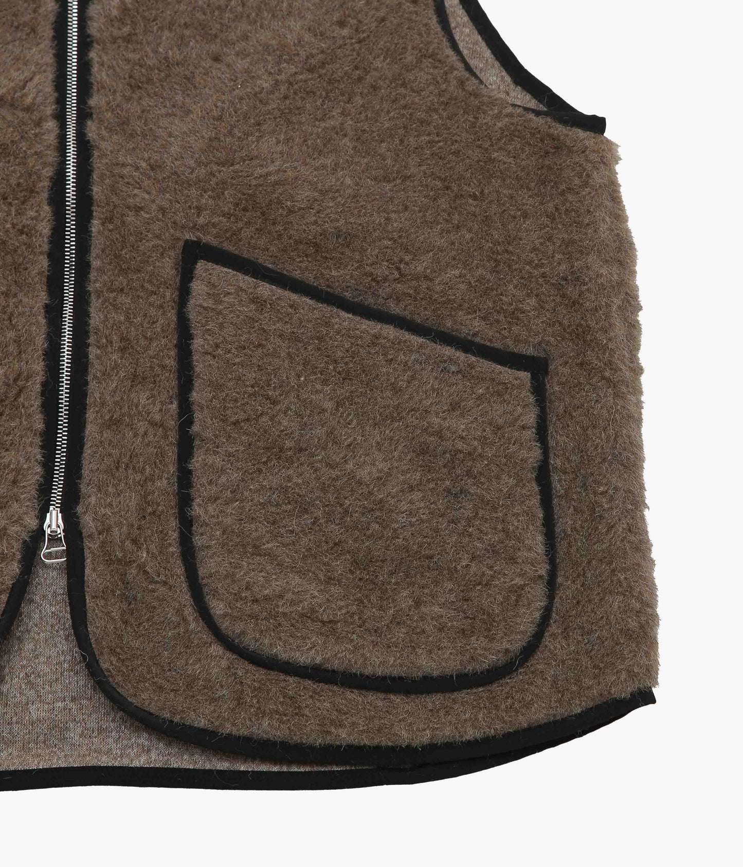 DANA LEE BROWN ''ZIPLINE VEST'' (BROWN)