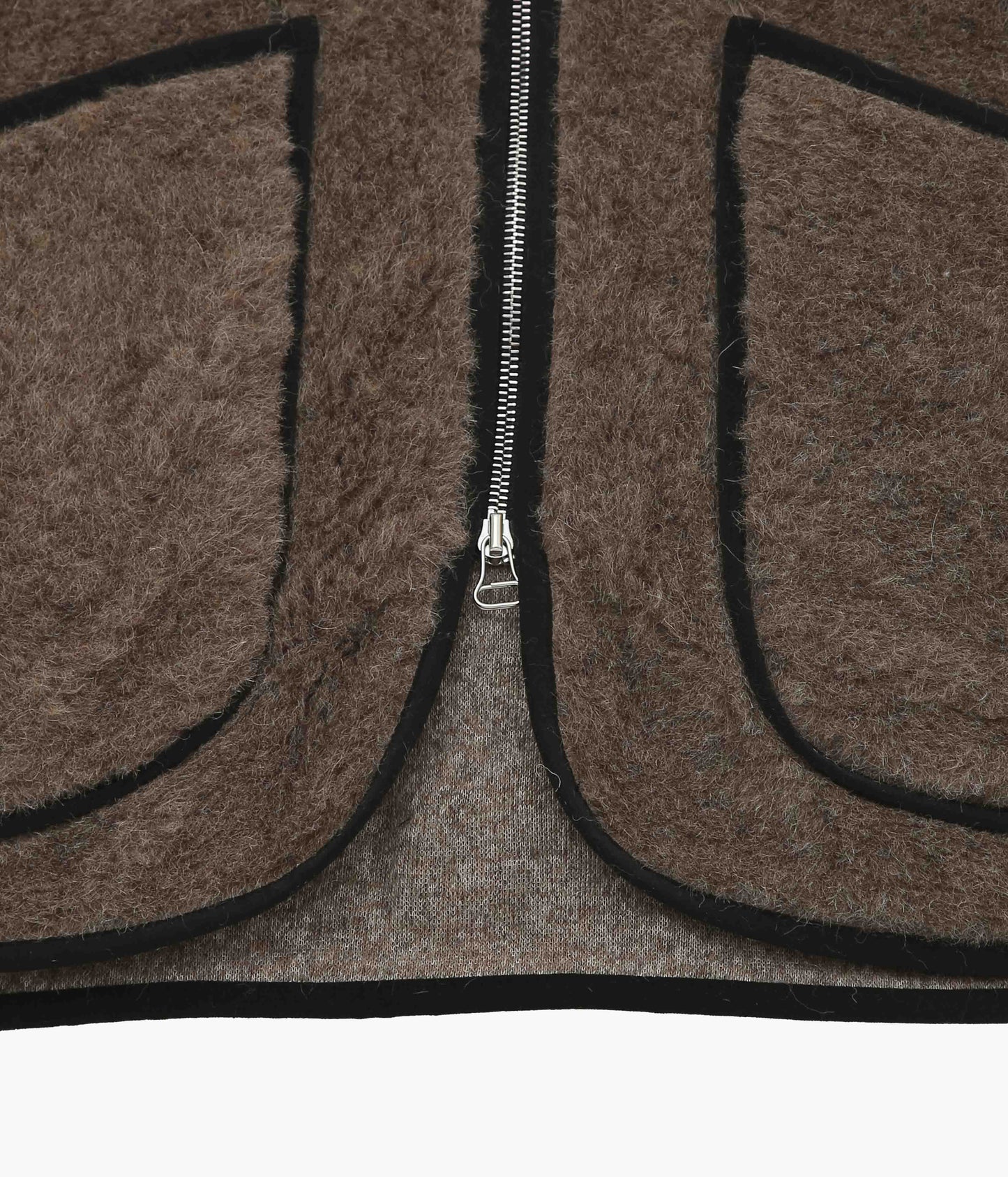 DANA LEE BROWN ''ZIPLINE VEST'' (BROWN)