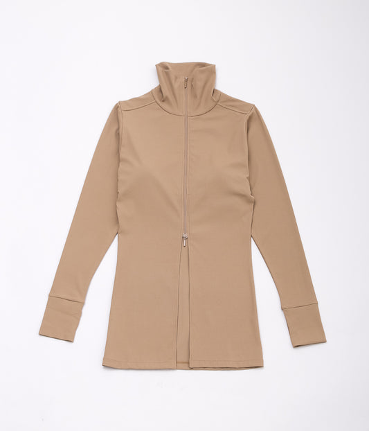 DAWN ''NO.18 HAORI CUP IN ZIP UP'' (BEIGE)