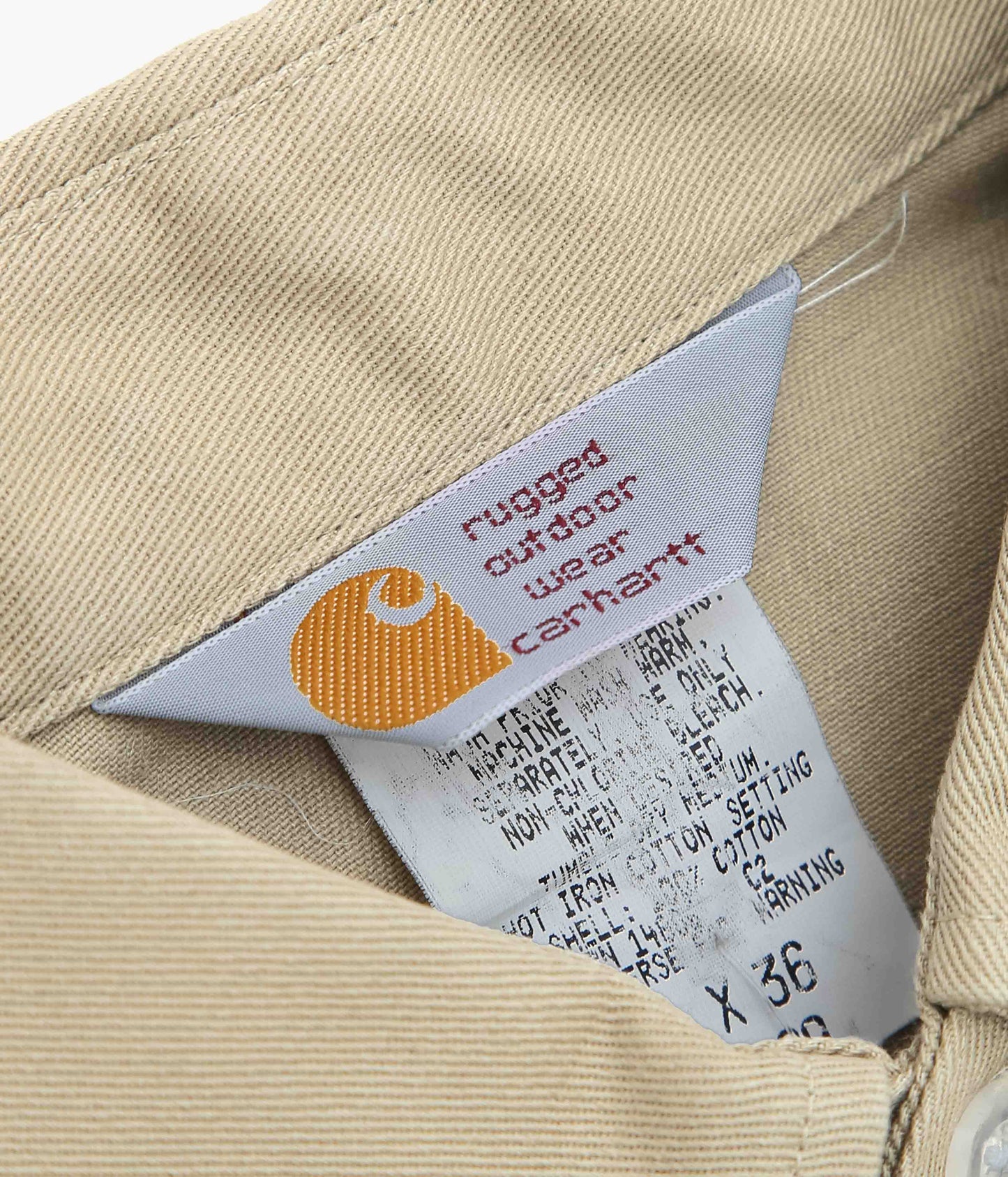 DEAD STOCK ''CARHARTT WESTERN SHIRT'' (BEIGE)