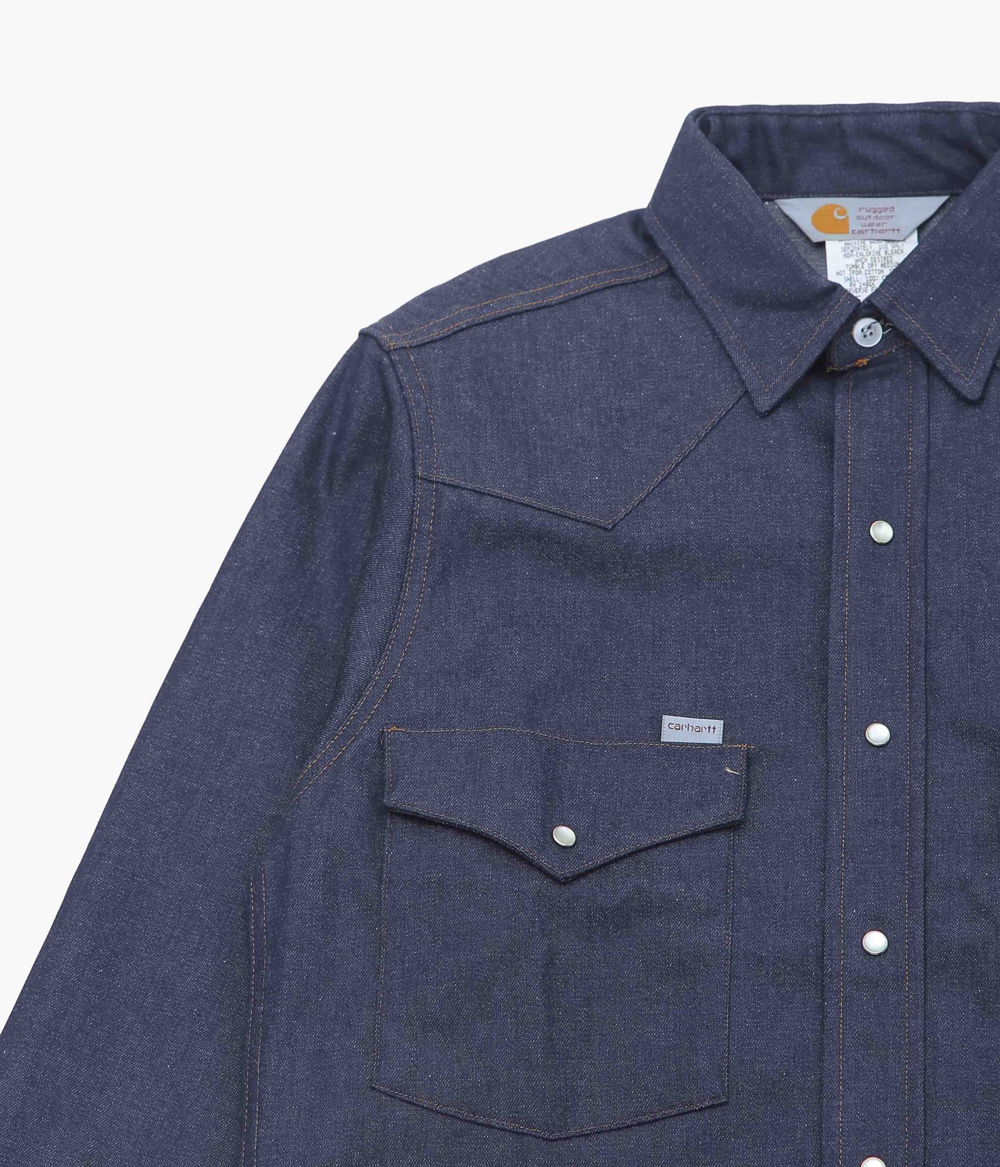 DEAD STOCK ''CARHARTT WESTERN SHIRT'' (INDIGO)