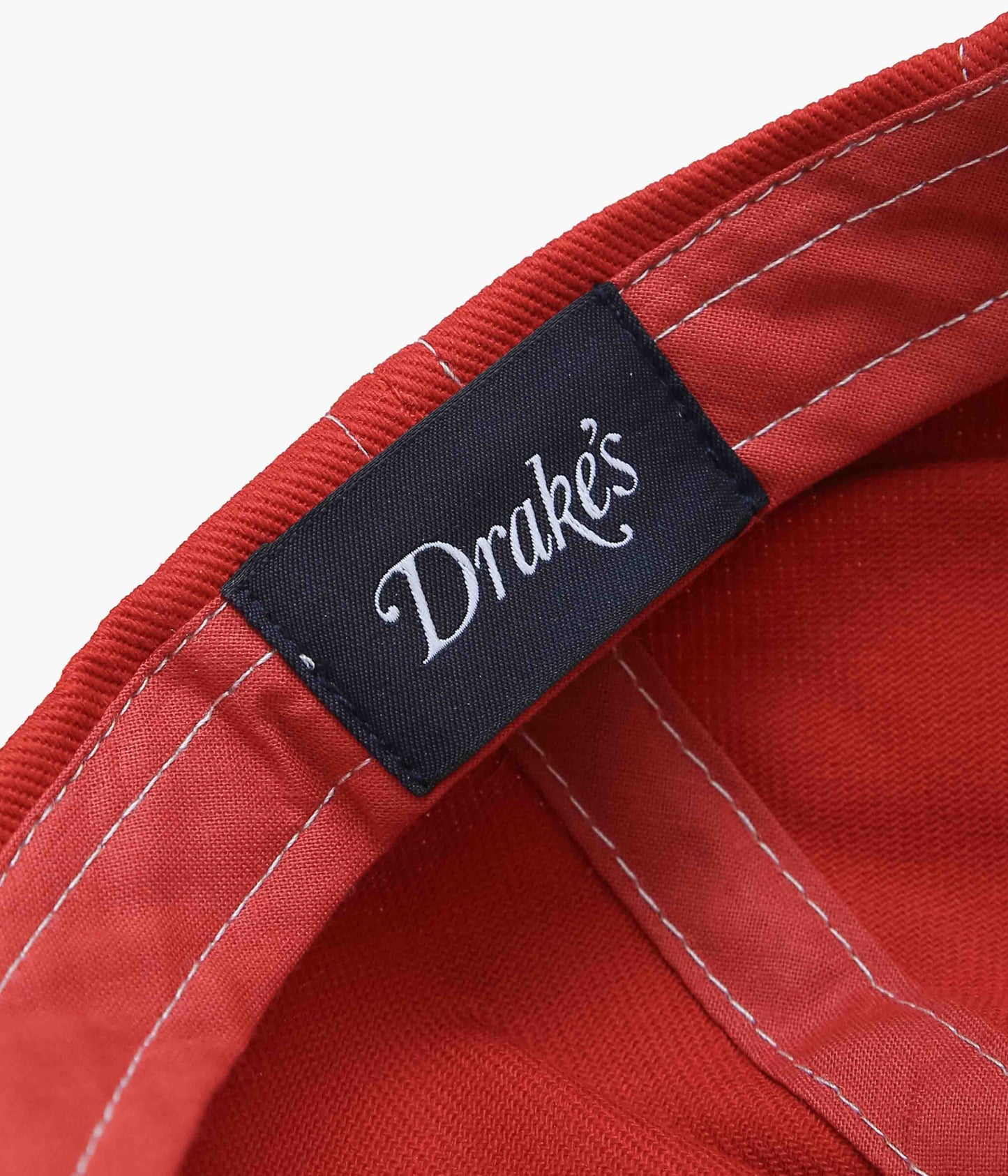 DRAKE'S ''1977 KNITTED PATCH BASEBALL CAP'' (W RED & PURP)