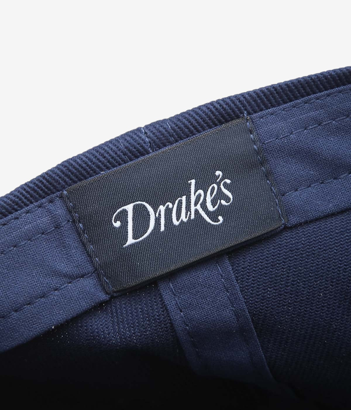 DRAKE'S ''1977 TWILL BASEBALL CAP'' (NAVY)