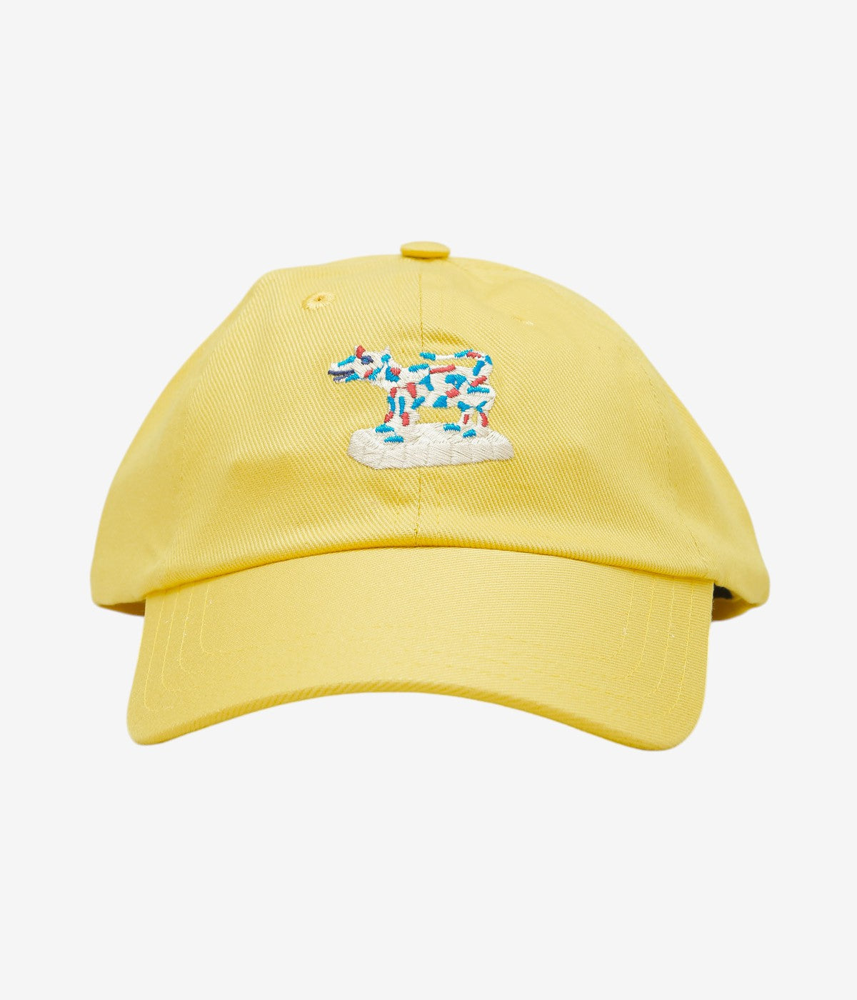 DRAKE'S ''COW FIGURINE TWILL BASEBALL CAP'' (MUSTARD)