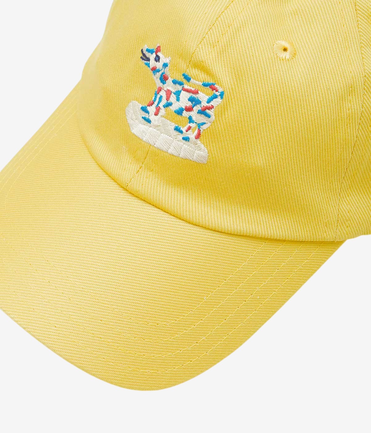DRAKE'S ''COW FIGURINE TWILL BASEBALL CAP'' (MUSTARD)