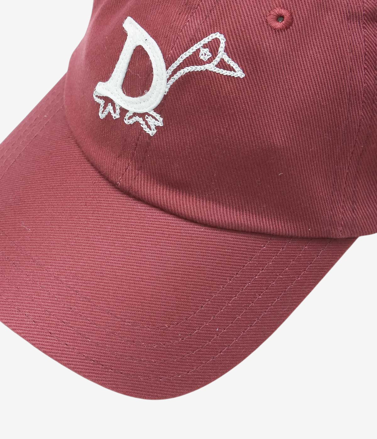DRAKE'S ''D DUCK TWILL BASEBALL CAP'' (BURGUNDY)