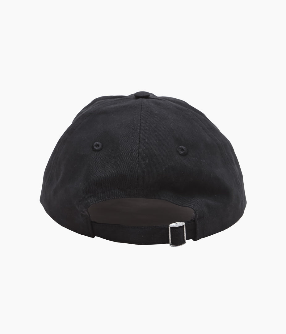 DRAKE'S ''FLOWER EMBROIDERED BASEBALL CAP'' (BLACK)