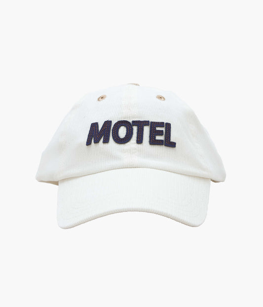 DRAKE'S ''MOTEL FELT APPLIQUE BASEBALL CAP'' (ECRU)