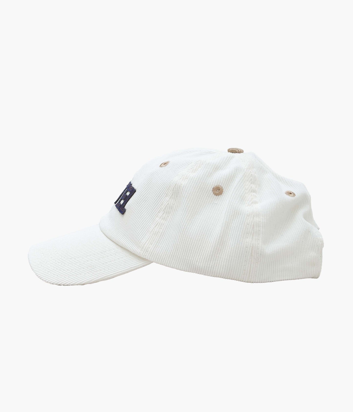 DRAKE'S ''MOTEL FELT APPLIQUE BASEBALL CAP'' (ECRU)