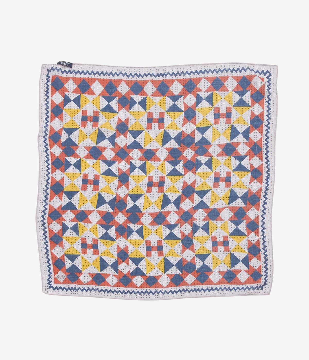 DRAKE'S ''PATCHWORK PRINT BANDANA'' (PINK)