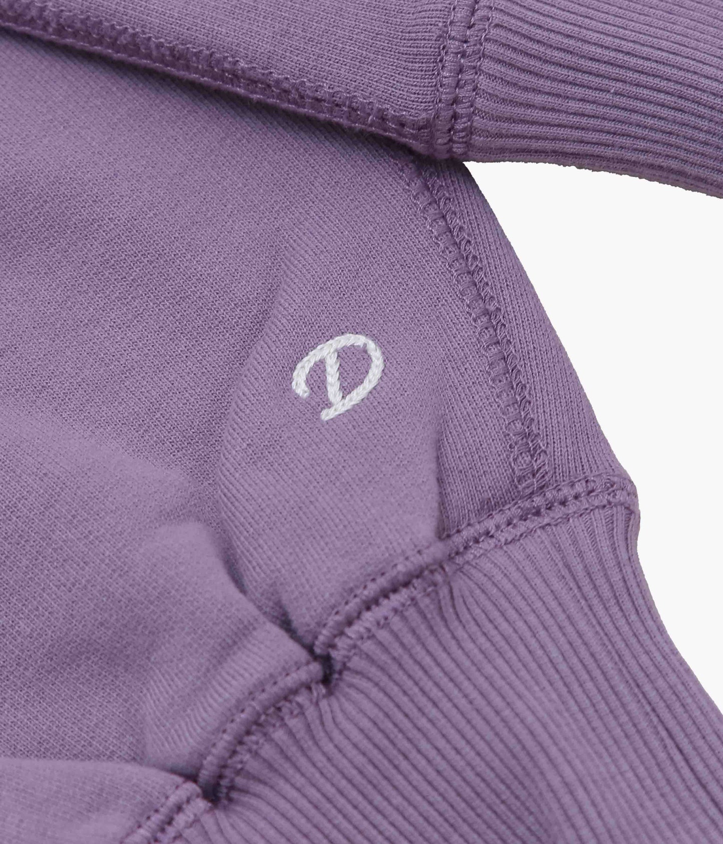 DRAKE'S ''RAGLAN SWEATSHIRT '1977' APPLIQUE'' (FADED PURPLE)