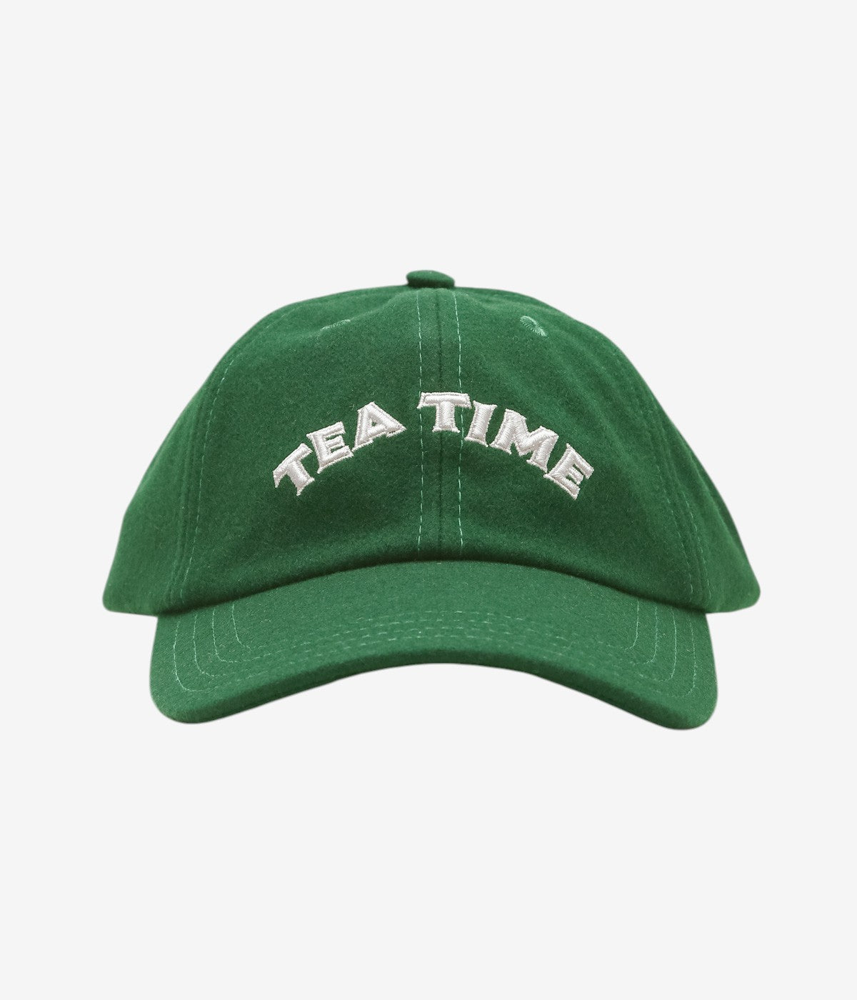 DRAKE'S ''TEA TIME WOOL BASEBALL CAP'' ( FOREST GREEN)