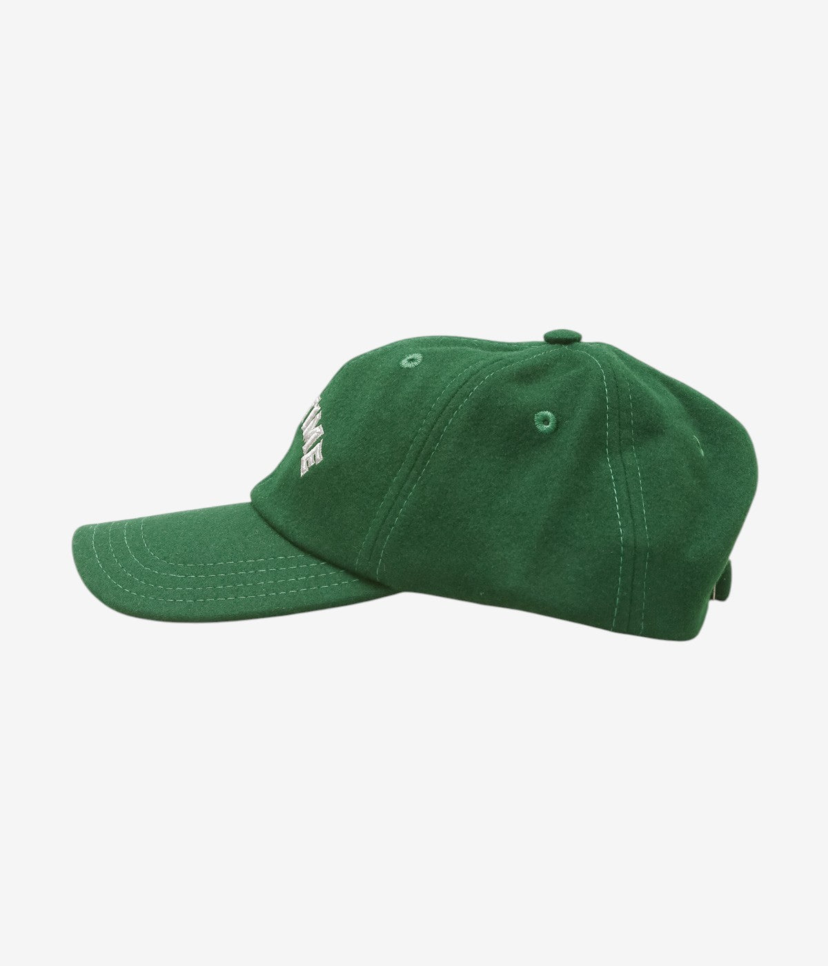 DRAKE'S ''TEA TIME WOOL BASEBALL CAP'' ( FOREST GREEN)