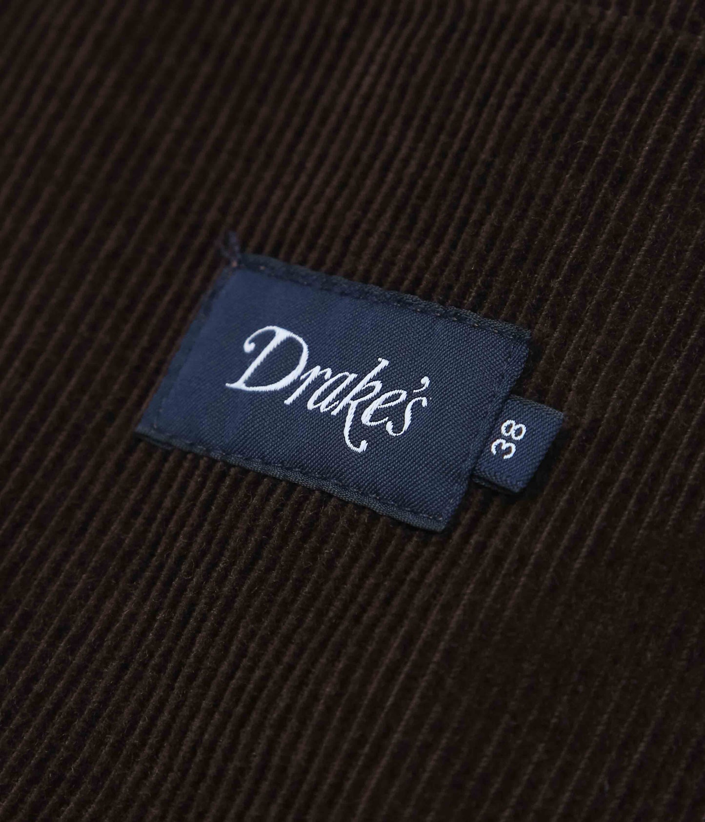 DRAKE'S ''VINTAGE CORD FIELD GAMES BLAZER'' (BROWN)