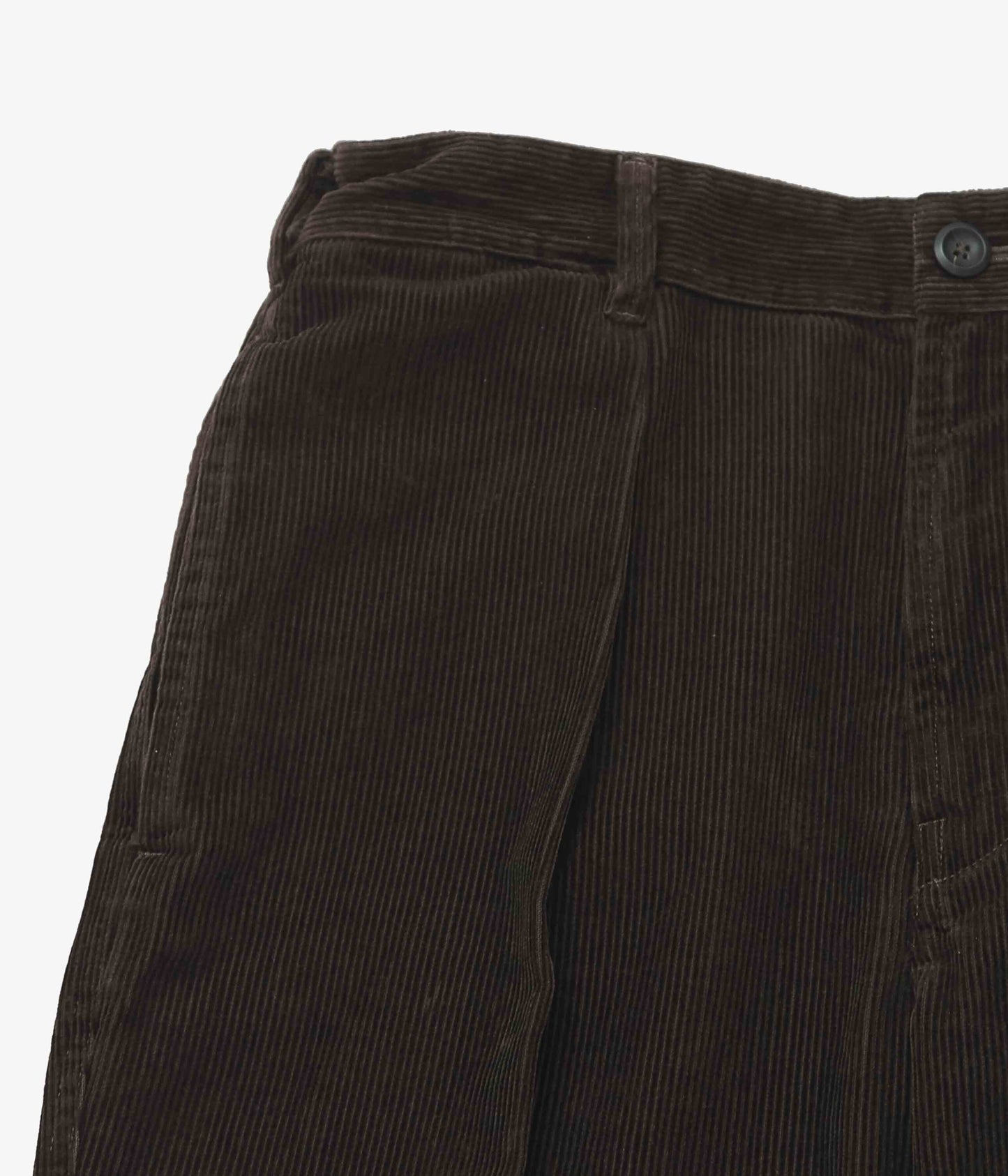 DRAKE'S ''VINTAGE CORD FIELD GAMES TROUSER'' (BROWN)