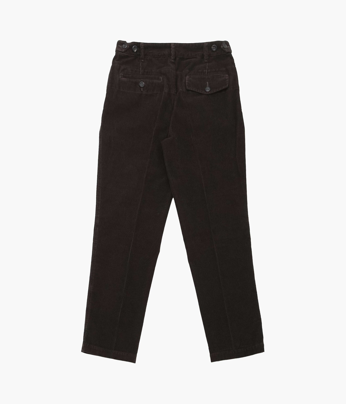 DRAKE'S ''VINTAGE CORD FIELD GAMES TROUSER'' (BROWN)