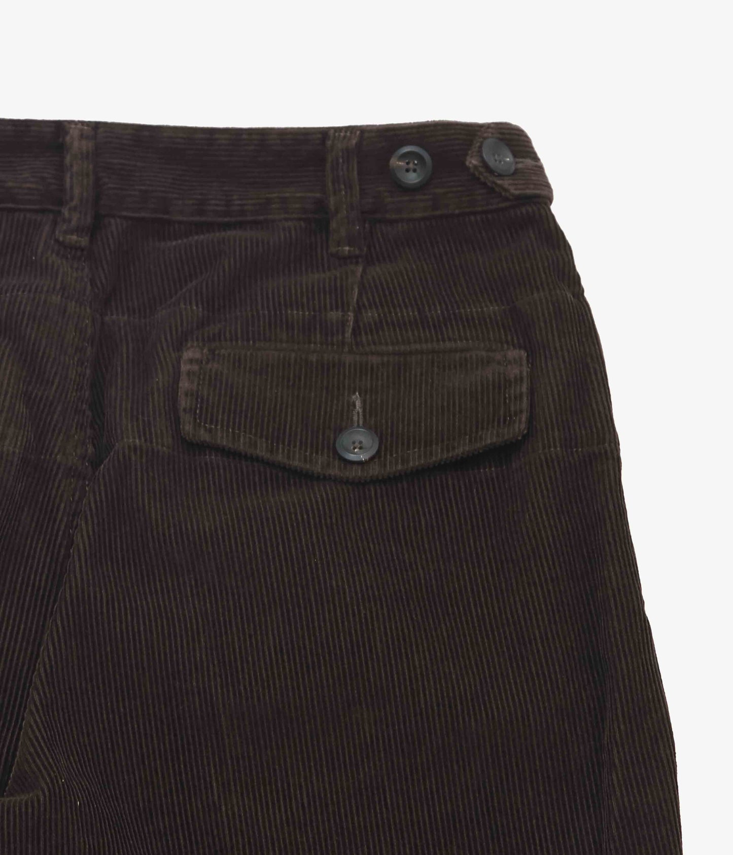 DRAKE'S ''VINTAGE CORD FIELD GAMES TROUSER'' (BROWN)