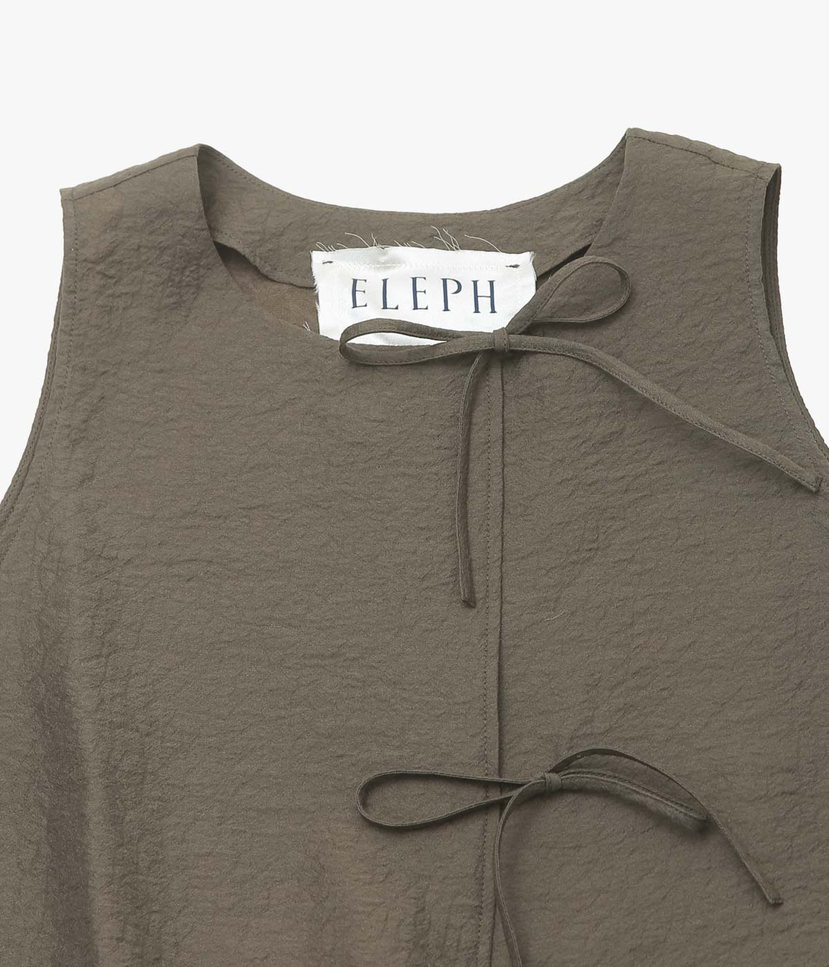ELEPH "ANOUK BOW DRESS" (BROWN)