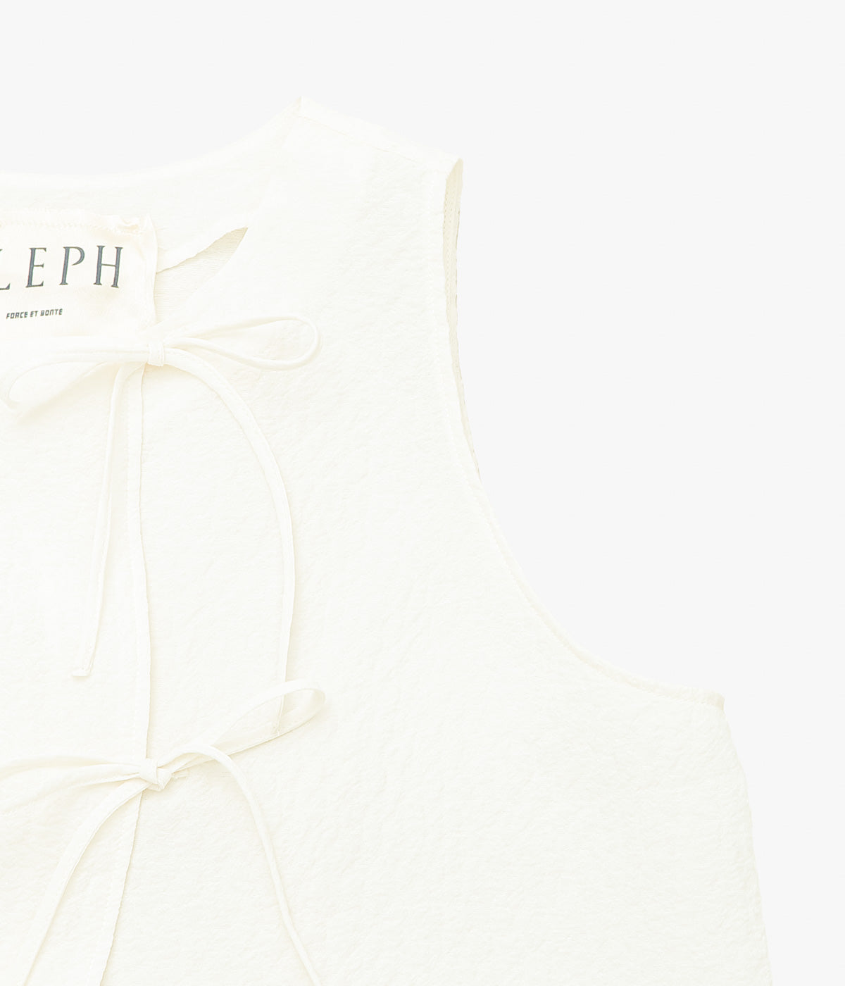ELEPH ''ANOUK BOW TOP'' (WHITE)