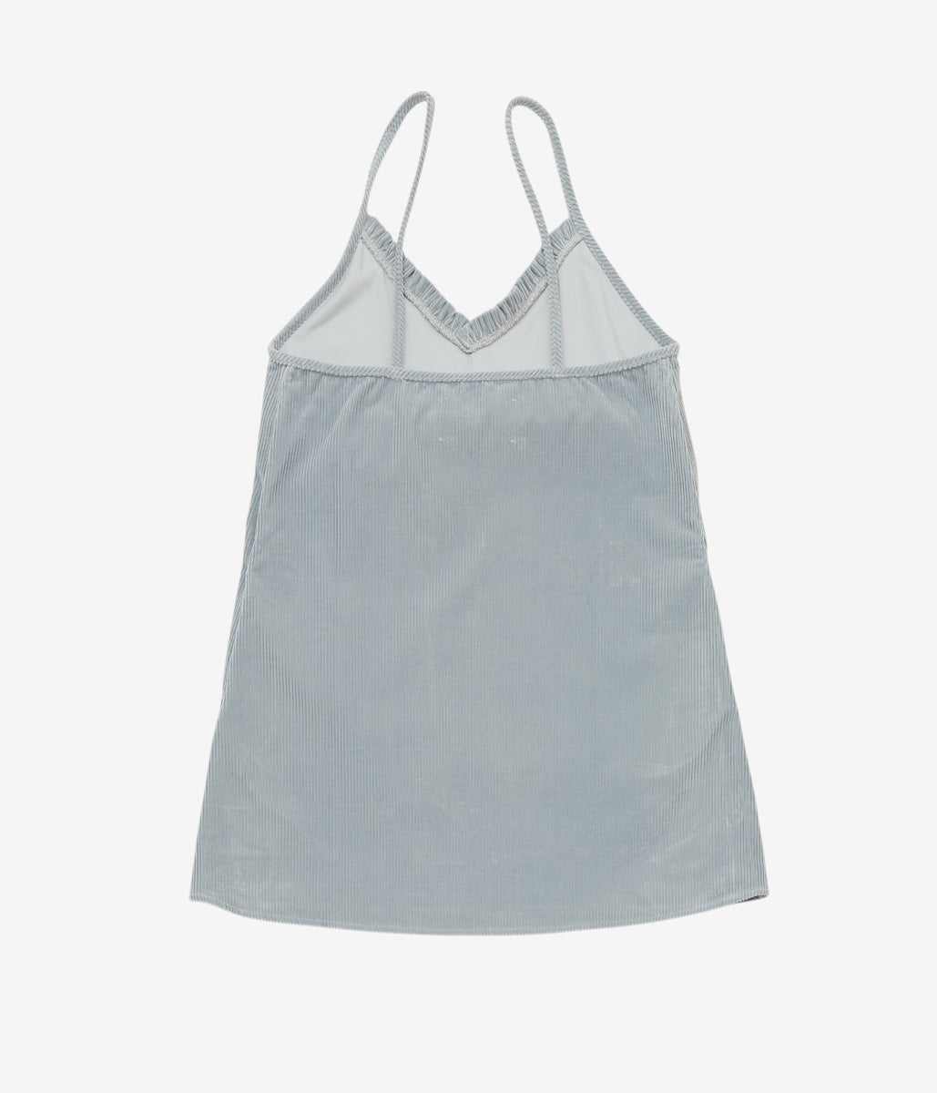 ELEPH ''SARAH DRESS'' (LIGHT BLUE CORD)