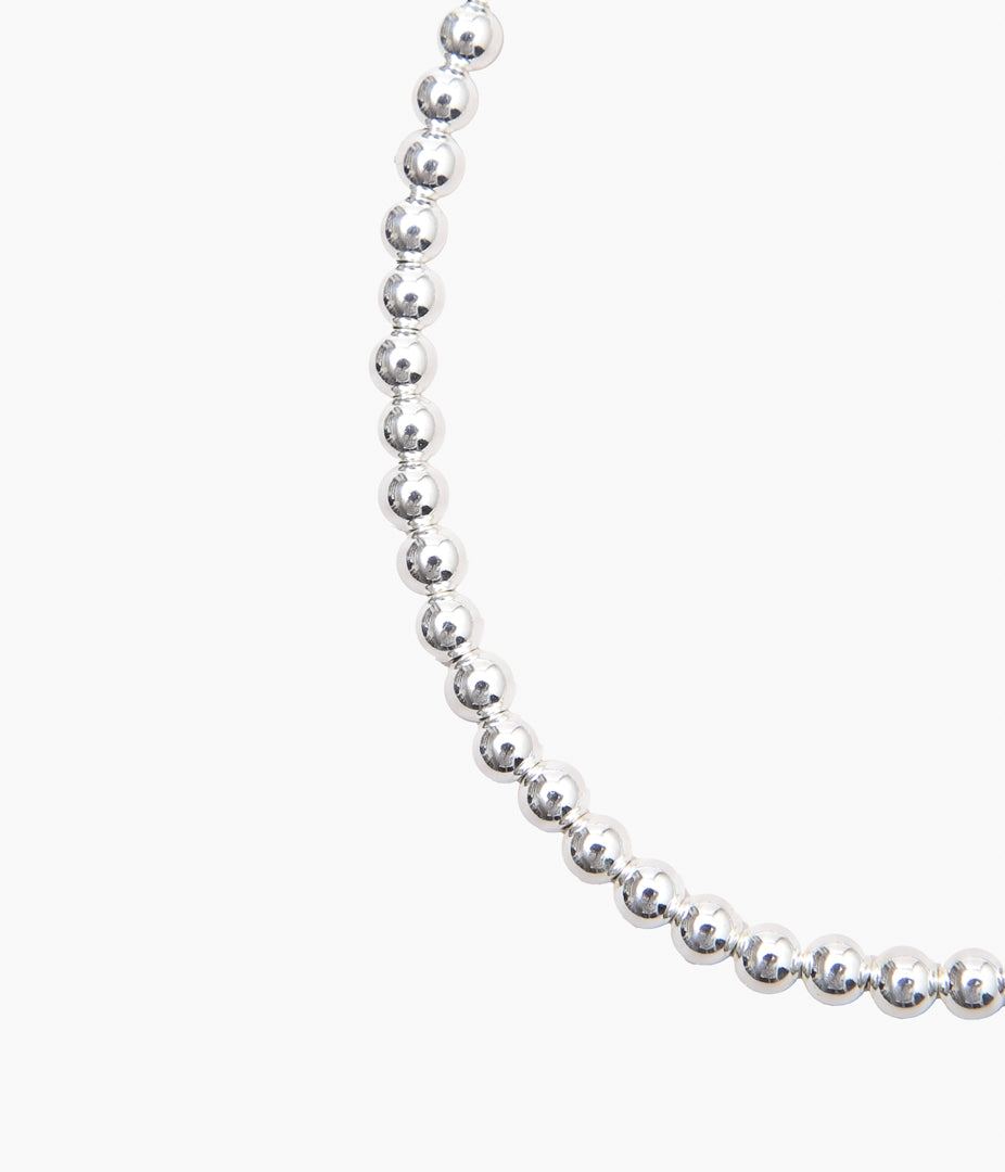 ERICKA NICOLAS BEGAY ''NAVAJO PEARL 4MM 21CM'' (SILVER) – THE
