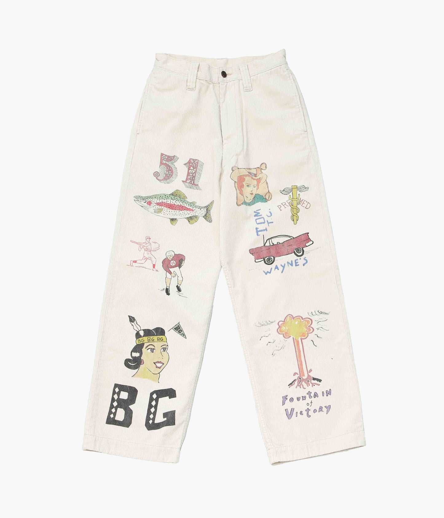 WESTOVERALLS ''AYD×WO MEMORIAL PANTS'' (OFF)