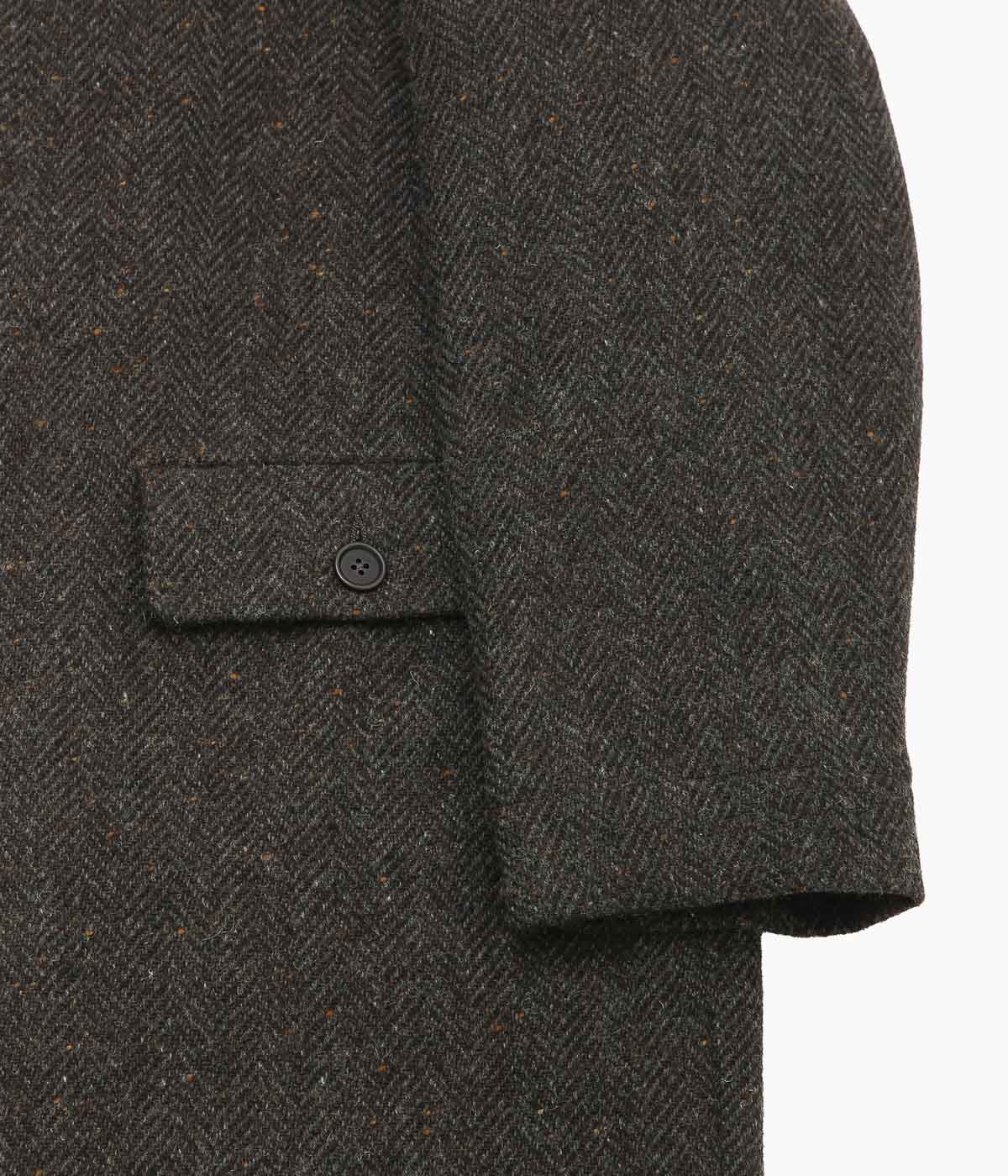 EVAN KINORI ''BIG COAT'' (BROWN / CHARCOAL)