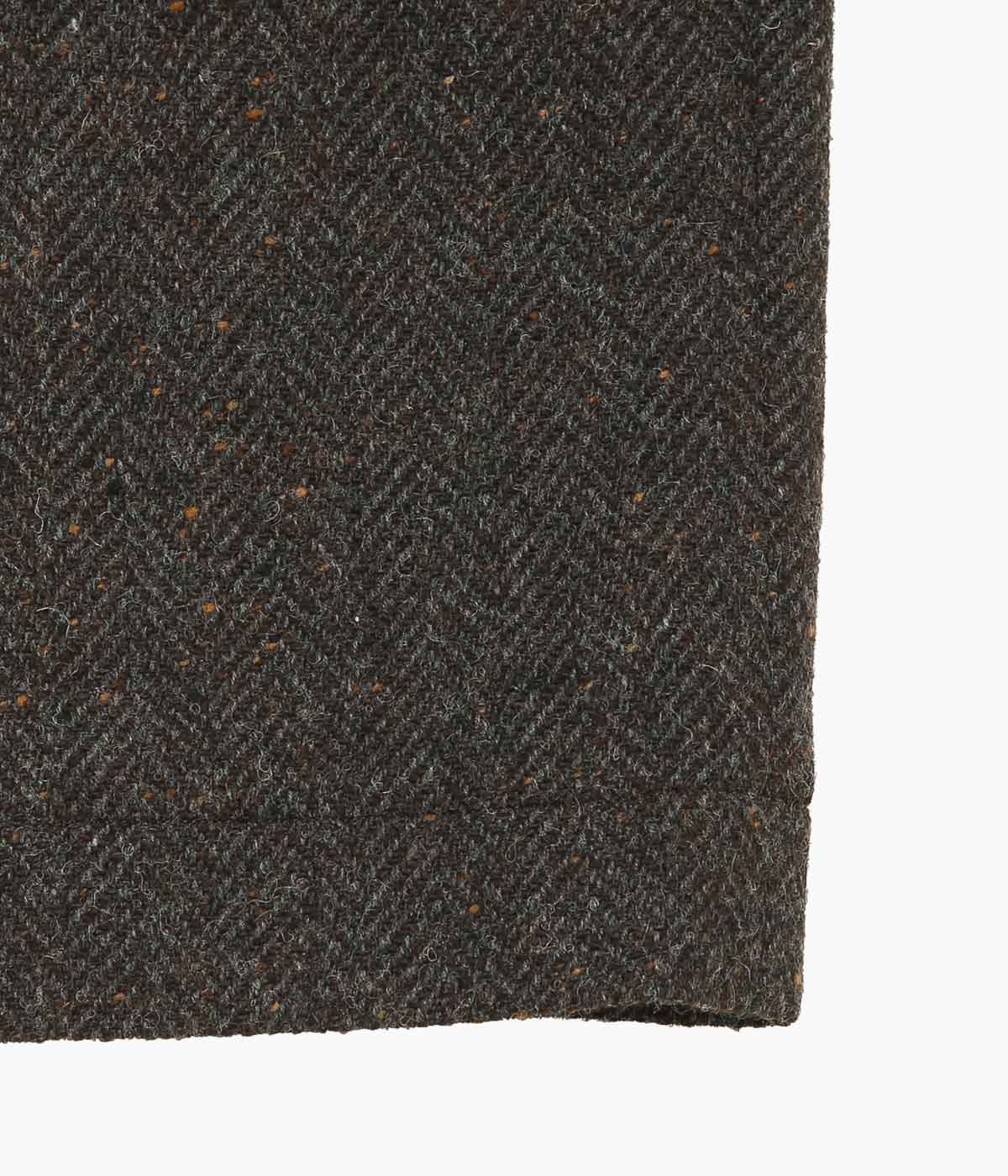 EVAN KINORI ''BIG COAT'' (BROWN / CHARCOAL)