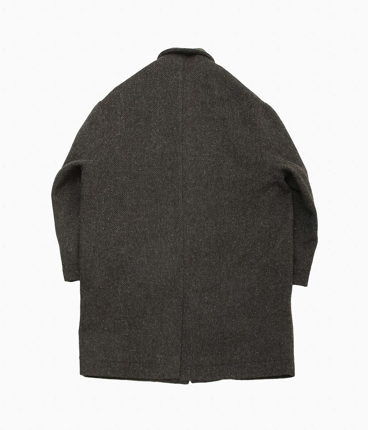 EVAN KINORI ''BIG COAT'' (BROWN / CHARCOAL)