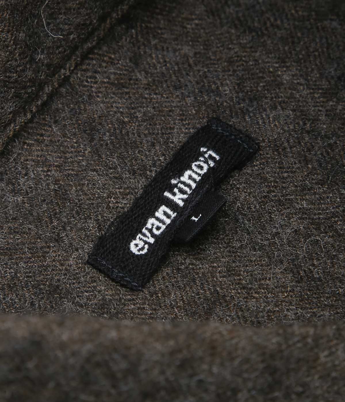 EVAN KINORI ''BIG SHIRT TWO'' (DARK BROWN)