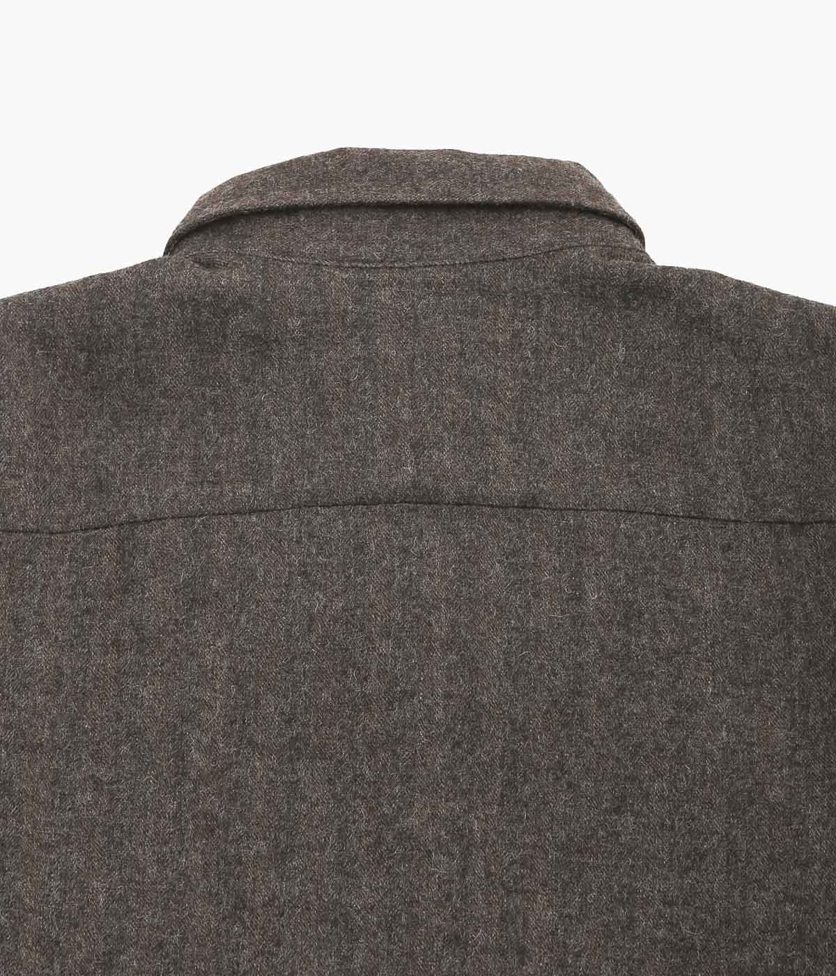 EVAN KINORI ''BIG SHIRT TWO'' (DARK BROWN)