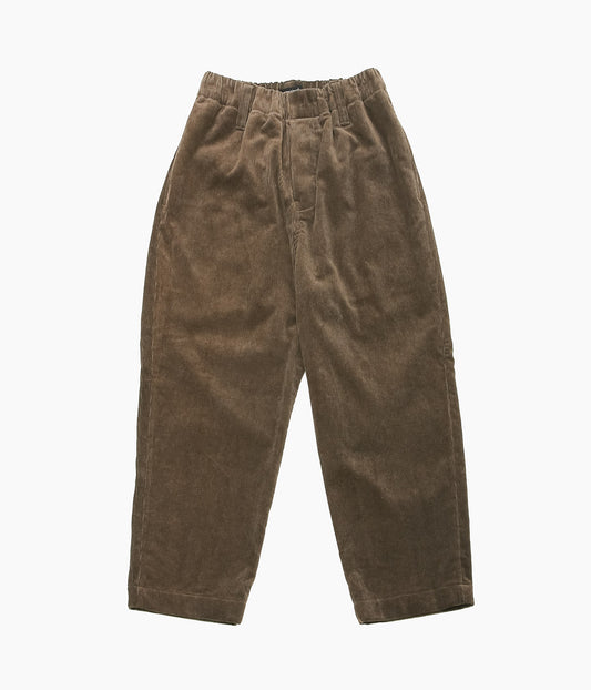 EVAN KINORI ''ELASTIC PANT'' (BROWN)