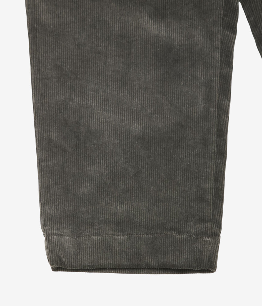 에반 키노리 ''ELASTIC PANT | CARBON DYED CORDUROY'' (CHARCOAL)