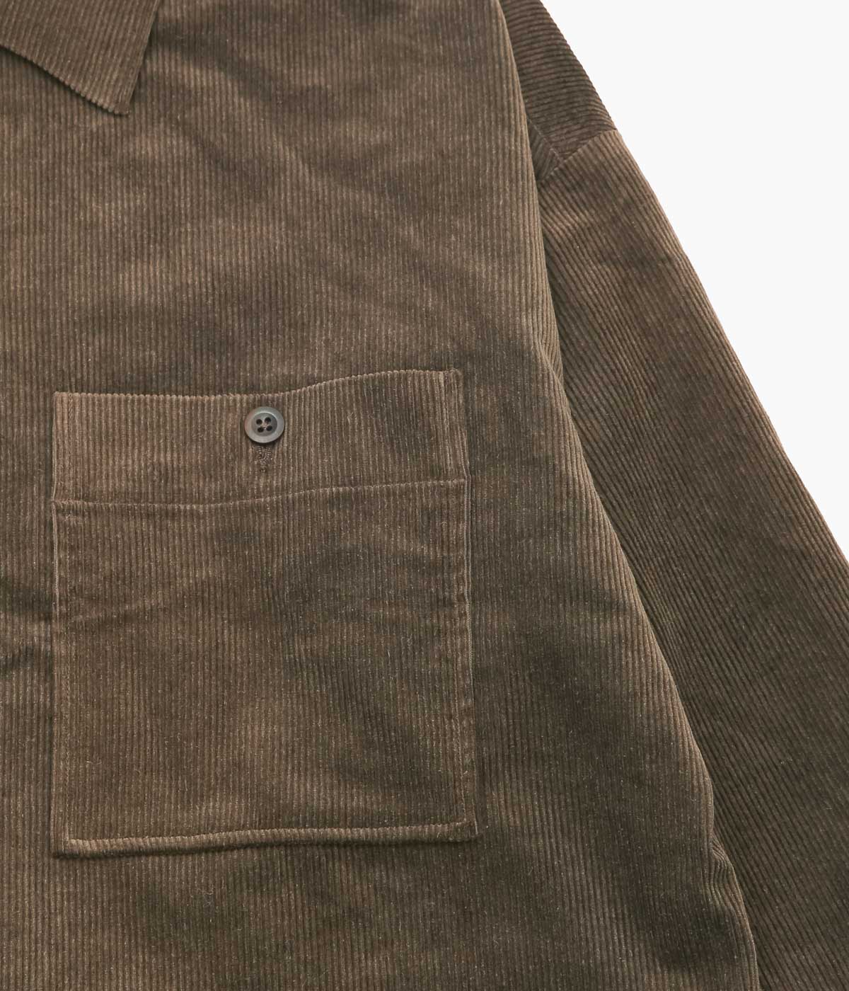 EVAN KINORI ''FIELD SHIRT TWO'' (BROWN)