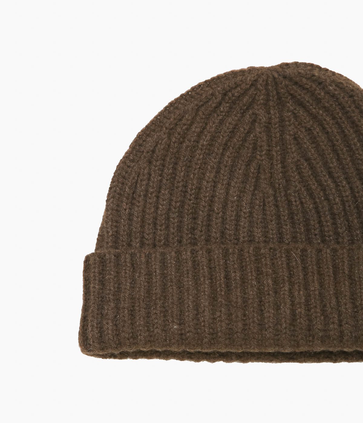 EVAN KINORI ''KNIT HAT'' (DARK BROWN)