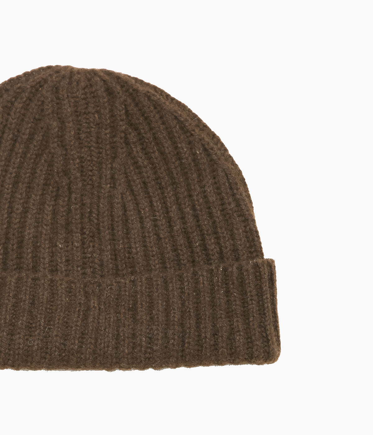 EVAN KINORI ''KNIT HAT'' (DARK BROWN)