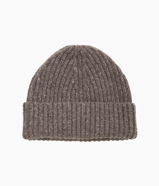 EVAN KINORI ``KNIT HAT'' (LIGHT BROWN)