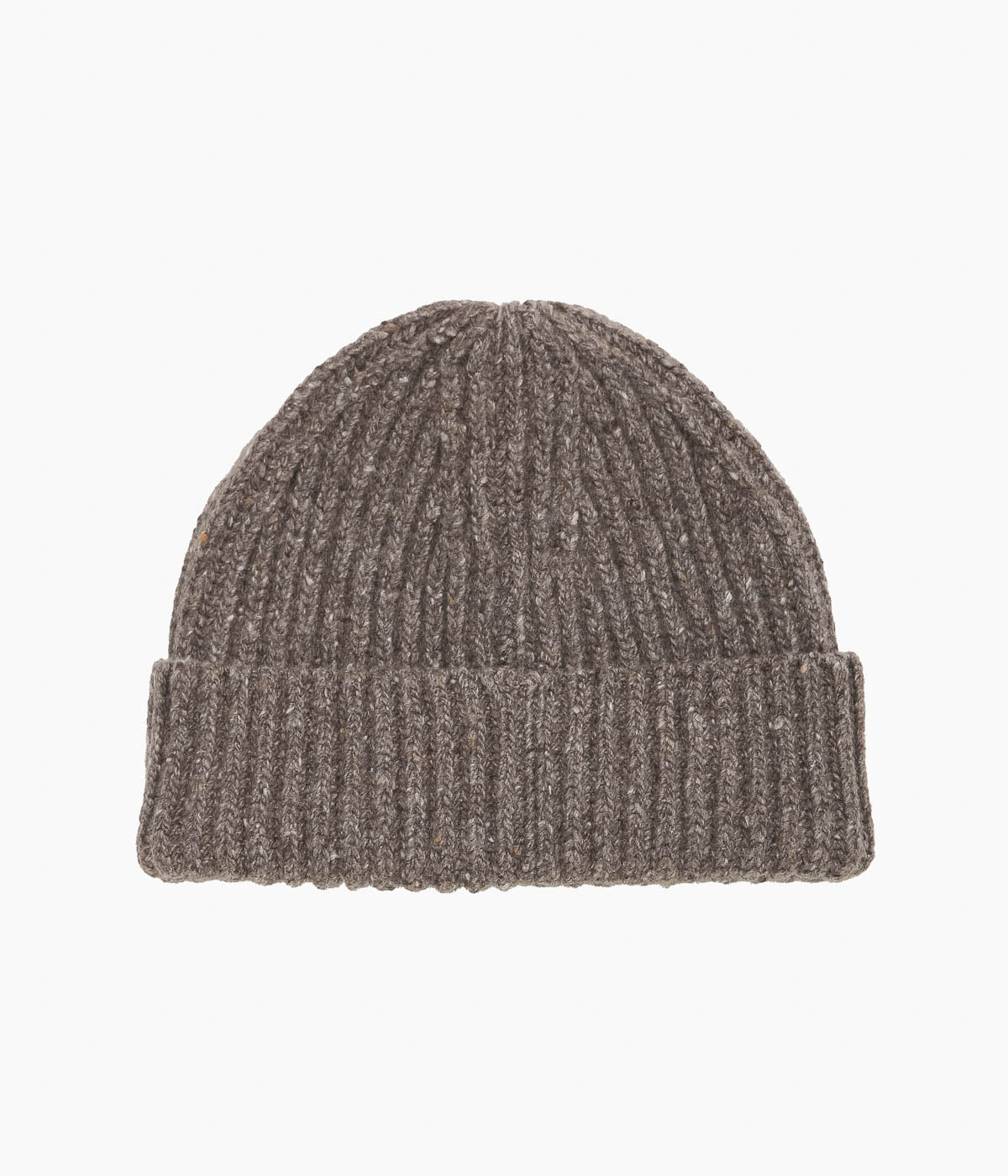 EVAN KINORI ''KNIT HAT'' (LIGHT BROWN)