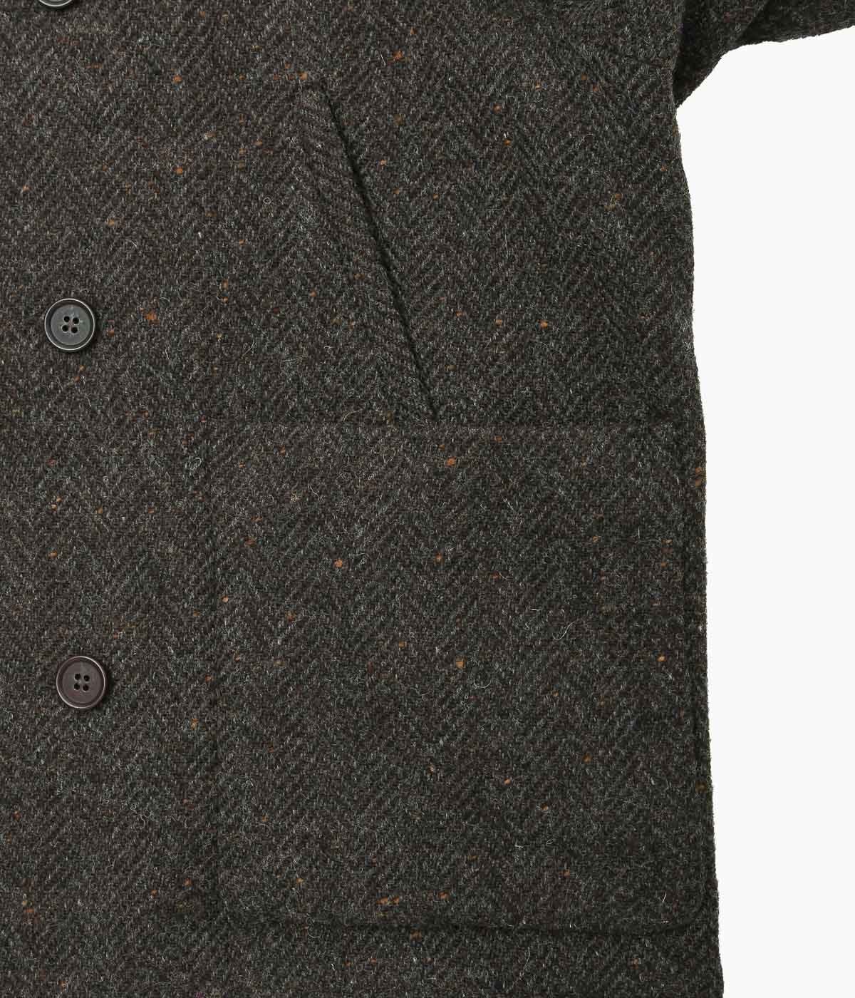 EVAN KINORI ''PEACOAT'' (BROWN / CHARCOAL)