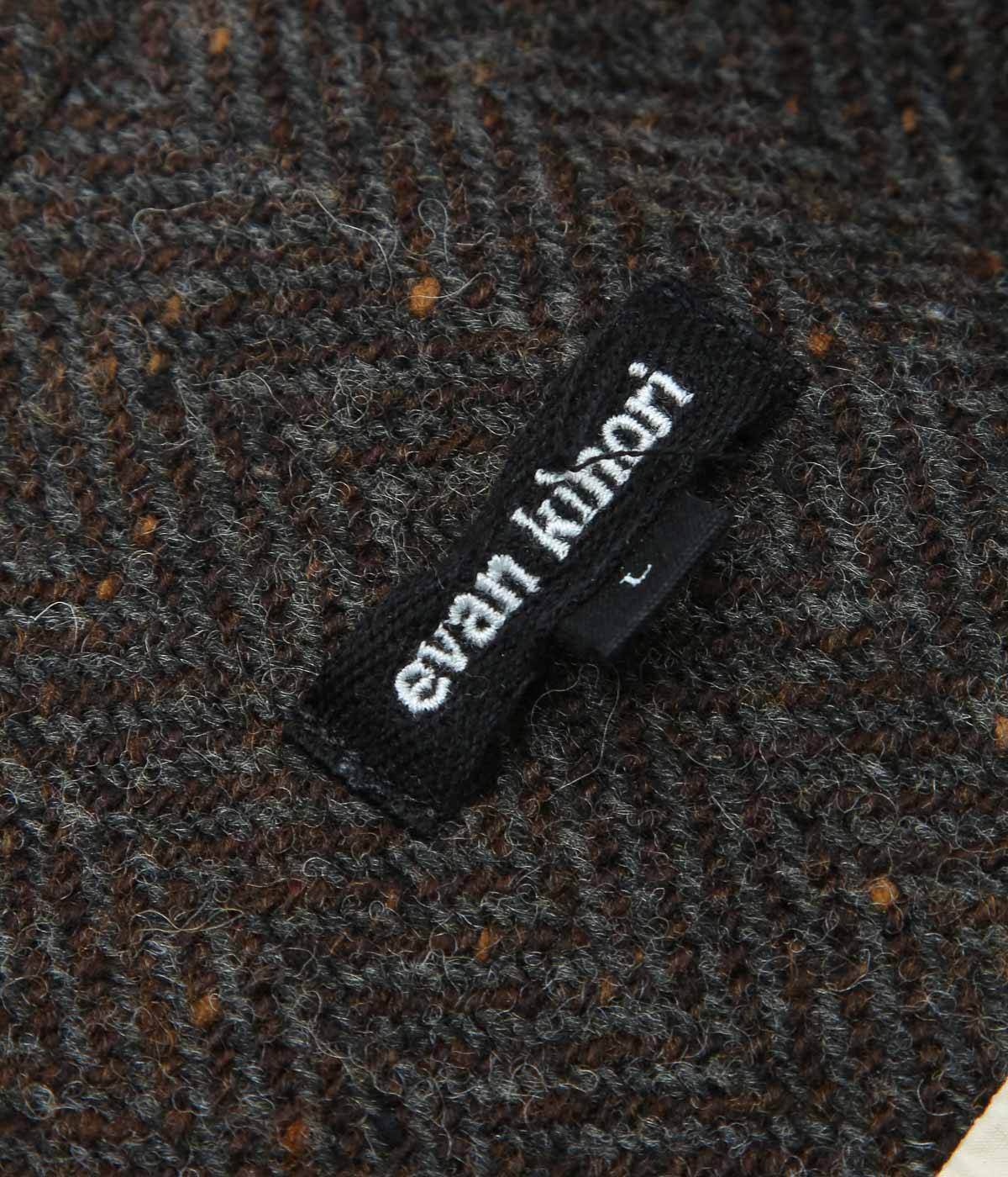 EVAN KINORI ''PEACOAT'' (BROWN / CHARCOAL)