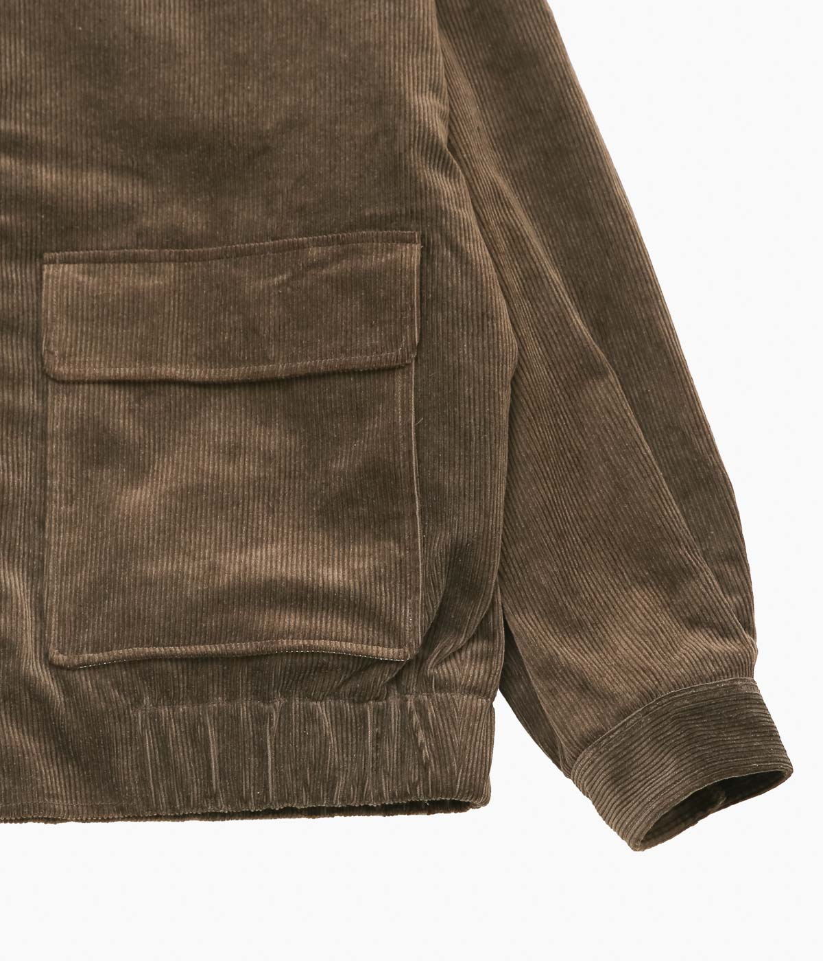 EVAN KINORI ''ZIP JACKET TWO'' (BROWN)
