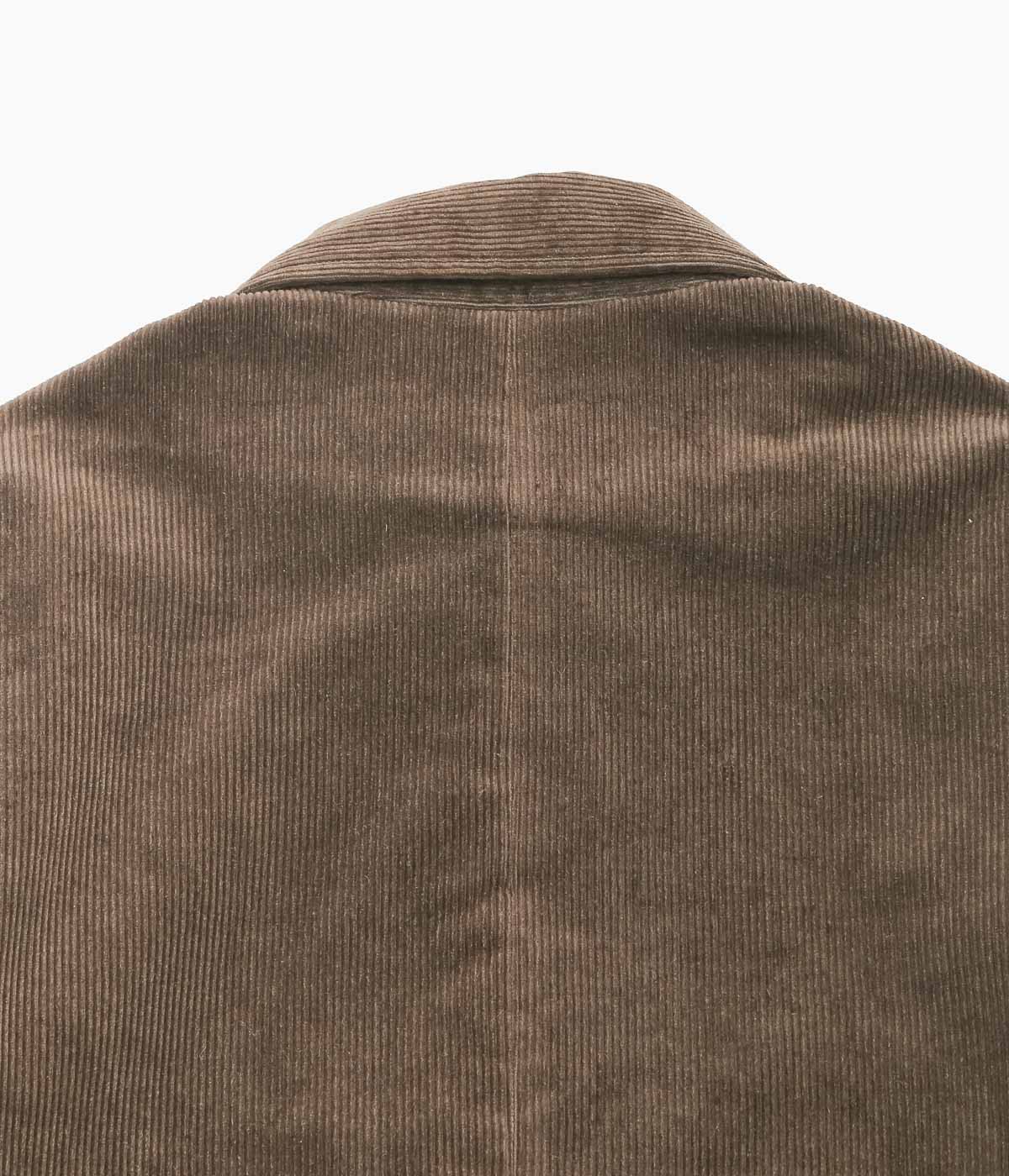 EVAN KINORI ''ZIP JACKET TWO'' (BROWN)