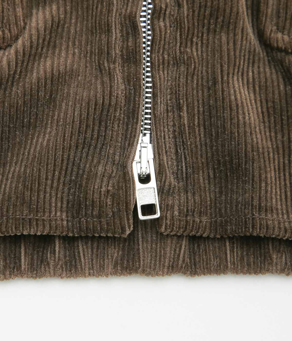 EVAN KINORI ''ZIP JACKET TWO'' (BROWN)