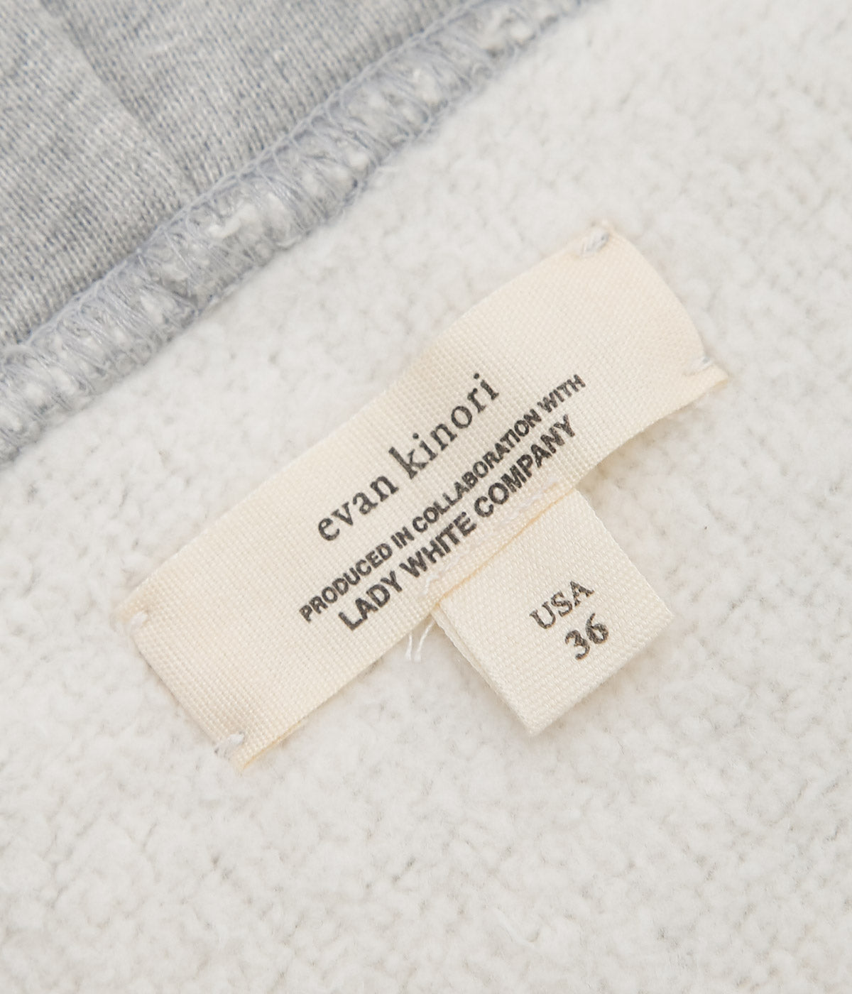 EVAN KINORI × LADY WHITE ''LW - C x EK HOODIE'' (HEATHER GRAY