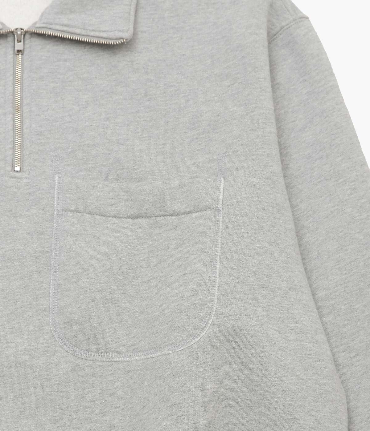 EVAN KINORI × LADY WHITE ''LW - C x EK QUARTER ZIP'' (HEATHER GRAY