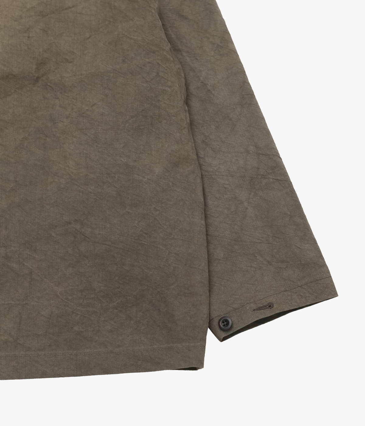 EVAN KINORI "FIELD SHIRT TWO | NATURAL DYE TWILL" (BROWN | PERSIMMON/IRON DYE)