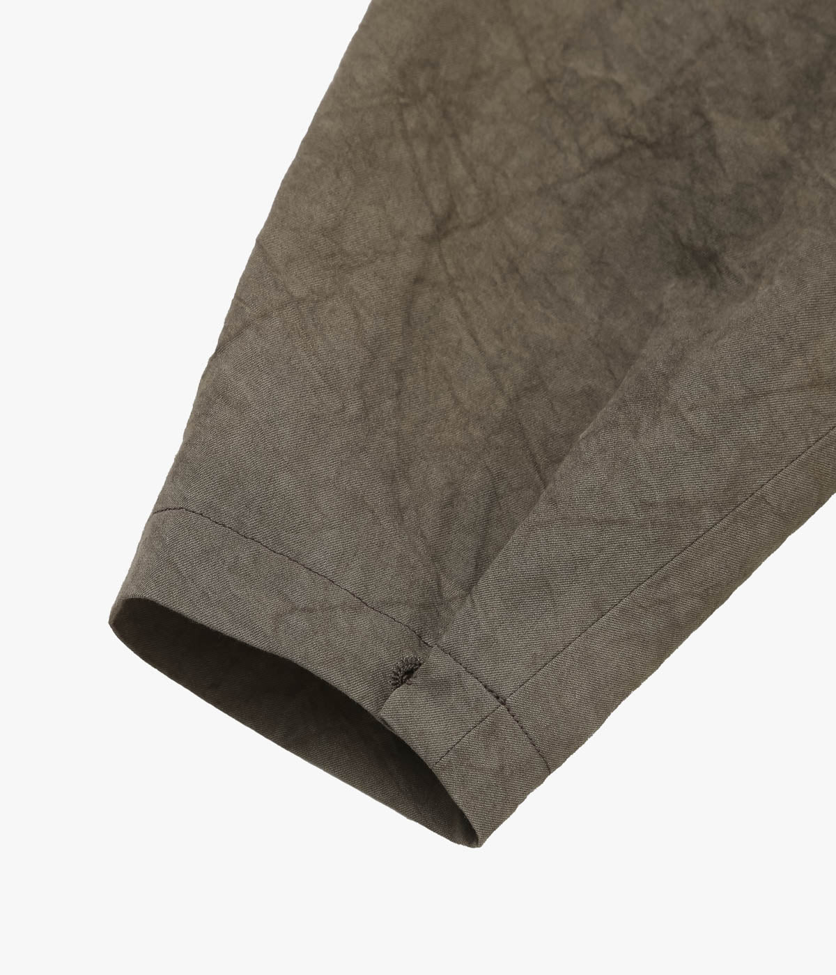 EVAN KINORI "FIELD SHIRT TWO | NATURAL DYE TWILL" (BROWN | PERSIMMON/IRON DYE)